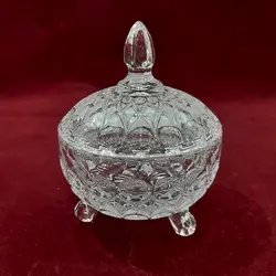 فنجان و قندان کوچک سه پایه انجلیکا چین(1قندان 6 فنجان)