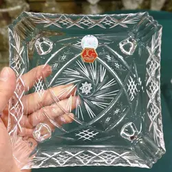 پیش دستی خورشیدی چهار پایه طرح اورانوس کریستال جی سی سی