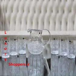 پارچ و لیوان کریستال چک برند بوهمیا تراش پی کی