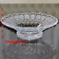 کاسه اجیل کریستال چک بوهمیا ( بدون پایه و پایه دار )