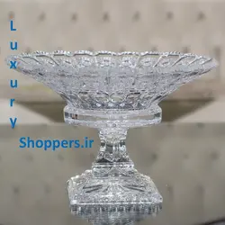 کاسه اجیل کریستال چک بوهمیا ( بدون پایه و پایه دار )