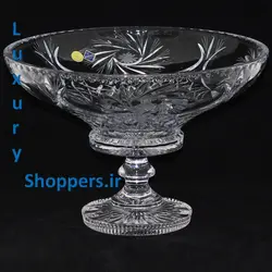 میوه خورشیدی سایز۱۴ بوهمیا کریستال چک ( بدون پایه و پایه دار )