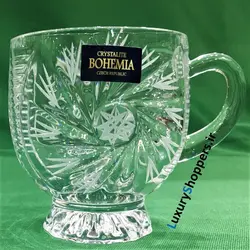 فنجان کریستال خورشیدی بوهمیا چک