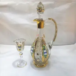 تنگ گیلاس طلاکوب چک  بدون پایه