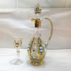 تنگ گیلاس طلاکوب چک  بدون پایه