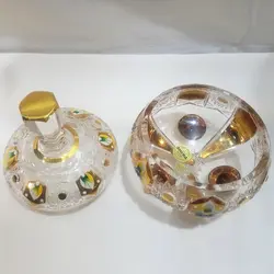 قندان طلاکوب کارل چک ( طرح سه پایه )