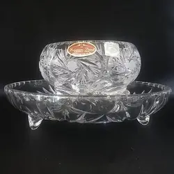 پیاله و پیش دستی خورشیدی بوهمیا چک