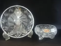 پیاله و پیش دستی خورشیدی بوهمیا چک