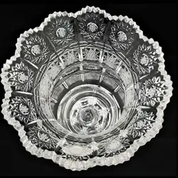 شمعدان لاله بزرگ بوهمیا کریستال چک