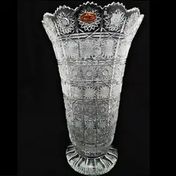 گلدان پی کی چک کریستال بوهمیا