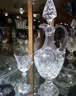 تنگ و گیلاس کریستال چک