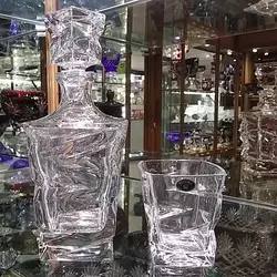 تنگ و لیوان کریستال چک