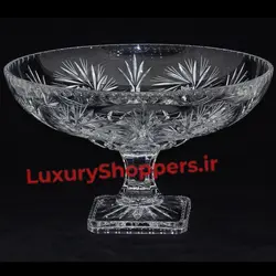 میوه خورشیدی کریستال بوهمیا چک سایز ۱۴ پایه چهارگوش