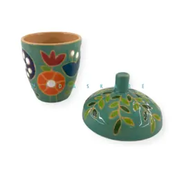 بانکه سرامیک بلوط کوچک آبی