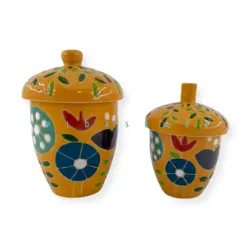 بانکه دوتایی طرح بلوط خردلی