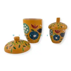 بانکه دوتایی طرح بلوط خردلی