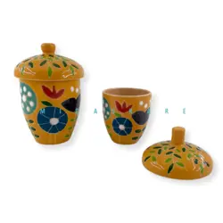 بانکه دوتایی طرح بلوط خردلی