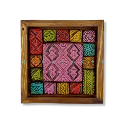 دیوارکوب چوبی و سفال گبه کد ۷۲۵