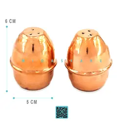 نمکدان مسی تخم مرغی