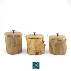بانکه پاسماوری سه تایی چوب چنار