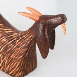 مجسمه چوبی پورشیخ طرح بز