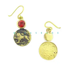 گوشواره برنج سکه شاهی