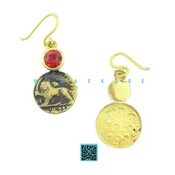 گوشواره برنج سکه شاهی