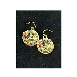 گوشواره برنج سکه ای