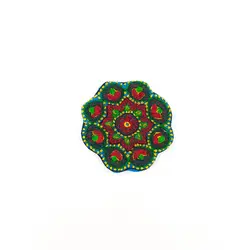 پته زیرلیوانی سوزندوزی کرمان
