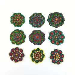 پته زیرلیوانی سوزندوزی کرمان