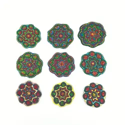 پته زیرلیوانی سوزندوزی کرمان