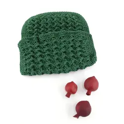 کیف دستی مکرومه بافی سبز