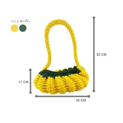 کیف مکرومه بافی مکرونه