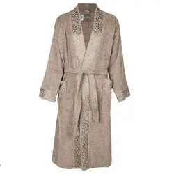 حوله پالتویی نخ کتان رزین تاژ طرح ترمه سایز M | فروشگاه رادک