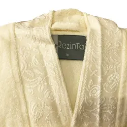 حوله پالتویی نخ کتان رزین تاژ طرح ترمه سایز M | فروشگاه رادک