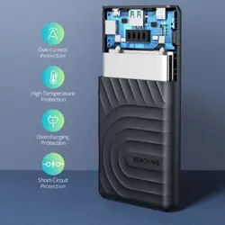 شارژر همراه راوپاور مدل RP-PB195 ظرفیت 10000 میلی آمپر ساعت