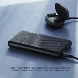 شارژر همراه راوپاور مدل RP-PB195 ظرفیت 10000 میلی آمپر ساعت