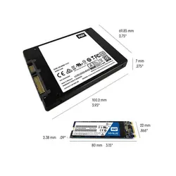 حافظه SSD وسترن دیجیتال مدل BLUE WDS500G2B0B ظرفیت 500 گیگابایت