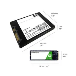 حافظه SSD وسترن دیجیتال مدل GREEN WDS240G2G0A ظرفیت 240 گیگابایت
