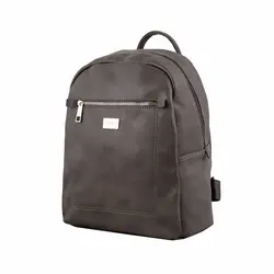 کوله پشتی زنانه دیوید جونز DAVID JONES مدل cm3619 رنگ خاکستری