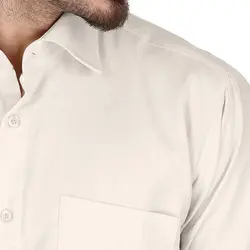 خرید آنلاین پیراهن آستین بلند مردانه یزدباف میله ای پهن سفید-صورتی مدل fld_yzd_W3P3_2 | فروشگاه اینترنتی Radek - لذت خرید آنلاین