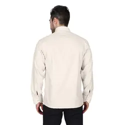 خرید آنلاین پیراهن آستین بلند مردانه یزدباف میله ای پهن سفید-صورتی مدل fld_yzd_W3P3_2 | فروشگاه اینترنتی Radek - لذت خرید آنلاین