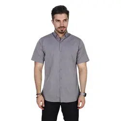 خرید آنلاین پیراهن تترون مردانه آستین بلند کرم‎-صورتی هجرت | فروشگاه اینترنتی Radek - لذت خرید آنلاین