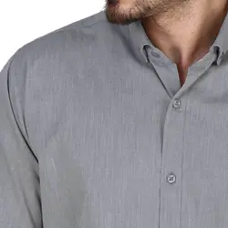 خرید آنلاین پیراهن تترون مردانه آستین بلند کرم‎-صورتی هجرت | فروشگاه اینترنتی Radek - لذت خرید آنلاین