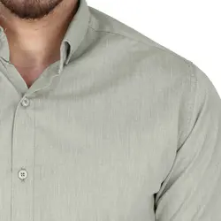 خرید آنلاین پیراهن تترون مردانه آستین بلند کرم‎-صورتی هجرت | فروشگاه اینترنتی Radek - لذت خرید آنلاین