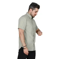 خرید آنلاین پیراهن تترون مردانه آستین بلند کرم‎-صورتی هجرت | فروشگاه اینترنتی Radek - لذت خرید آنلاین