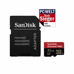 کارت حافظه microSDHC سن دیسک Extreme PRO 32GB Class 10