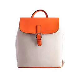 کوله پشتی زنانه دیوید جونز DAVID JONES مدل 2-5033 رنگ نارنجی