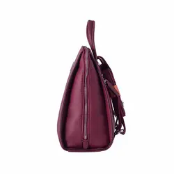 کوله پشتی زنانه دیوید جونز david jones مدل 1-5247 رنگ زرشکی