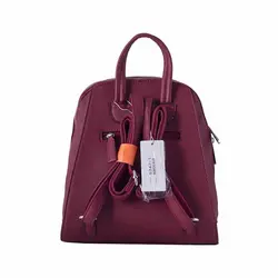 کوله پشتی زنانه دیوید جونز david jones مدل 1-5247 رنگ زرشکی